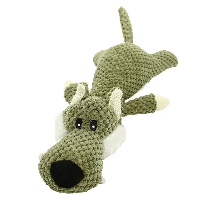 Pet Dog Toys for Large Dogs Cute Plush Squeak Stuffed Toys Fleece Durable Chewing Cute Soft Toys Pet Molar Toys Dogs Accessories