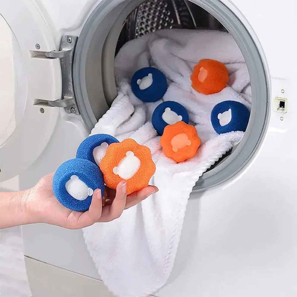 Laundry Balls 3-10pcs Laundry Balls Pet Hair Remover Reusable Balls Washing Machine Filter Removes Lint From Clothes Ball Catch