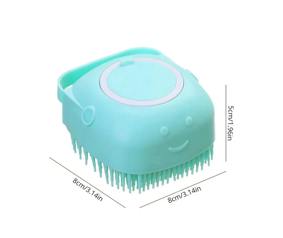 Pet Bathing Brush Soft Silicone Massager Shower Gel Bathing Brush Clean Tools Comb Gloves Dog Cat Grooming Supplies Accessories