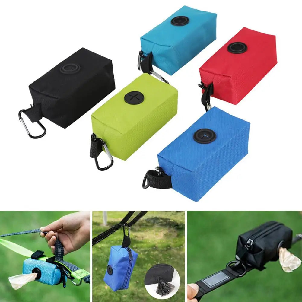 Portable Dog Poop Bag Dispenser Dog Poop Bag Holder For Leash Doggie Waste Bag Dispenser Puppy Potty Carrier Pet Cleaning Tools
