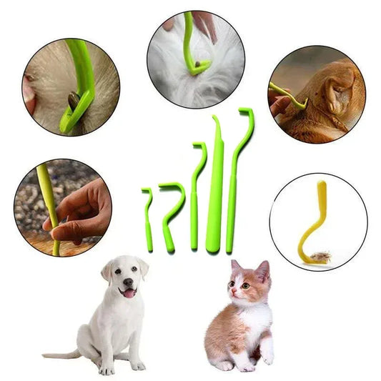 3Pack Flea Remover Hook Tick Remover Tweezer Tick Pull Pet Cat Dog Tick Clamp Accessaries Pet Mite Flea Extractor Dog Accessarie