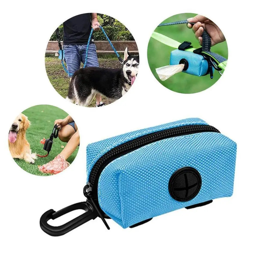 Portable Dog Poop Bag Dispenser Dog Poop Bag Holder For Leash Doggie Waste Bag Dispenser Puppy Potty Carrier Pet Cleaning Tools