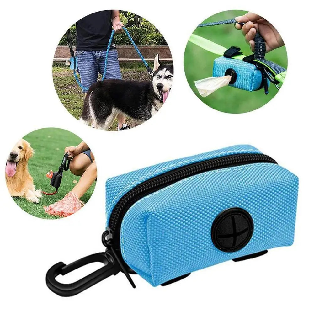 Portable Dog Poop Bag Dispenser Dog Poop Bag Holder For Leash Doggie Waste Bag Dispenser Puppy Potty Carrier Pet Cleaning Tools