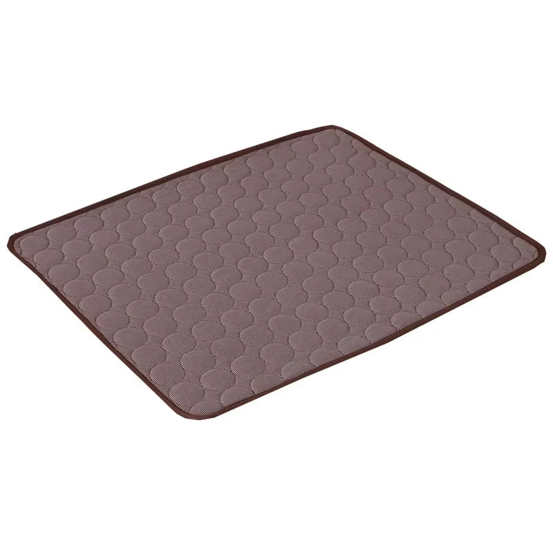 Pet Summer Cooling Ice Mat Breathable Washable Durable Rest Sofa Pad For Small Medium Large Dogs Cats Indoor Outdoor Vehicle Use