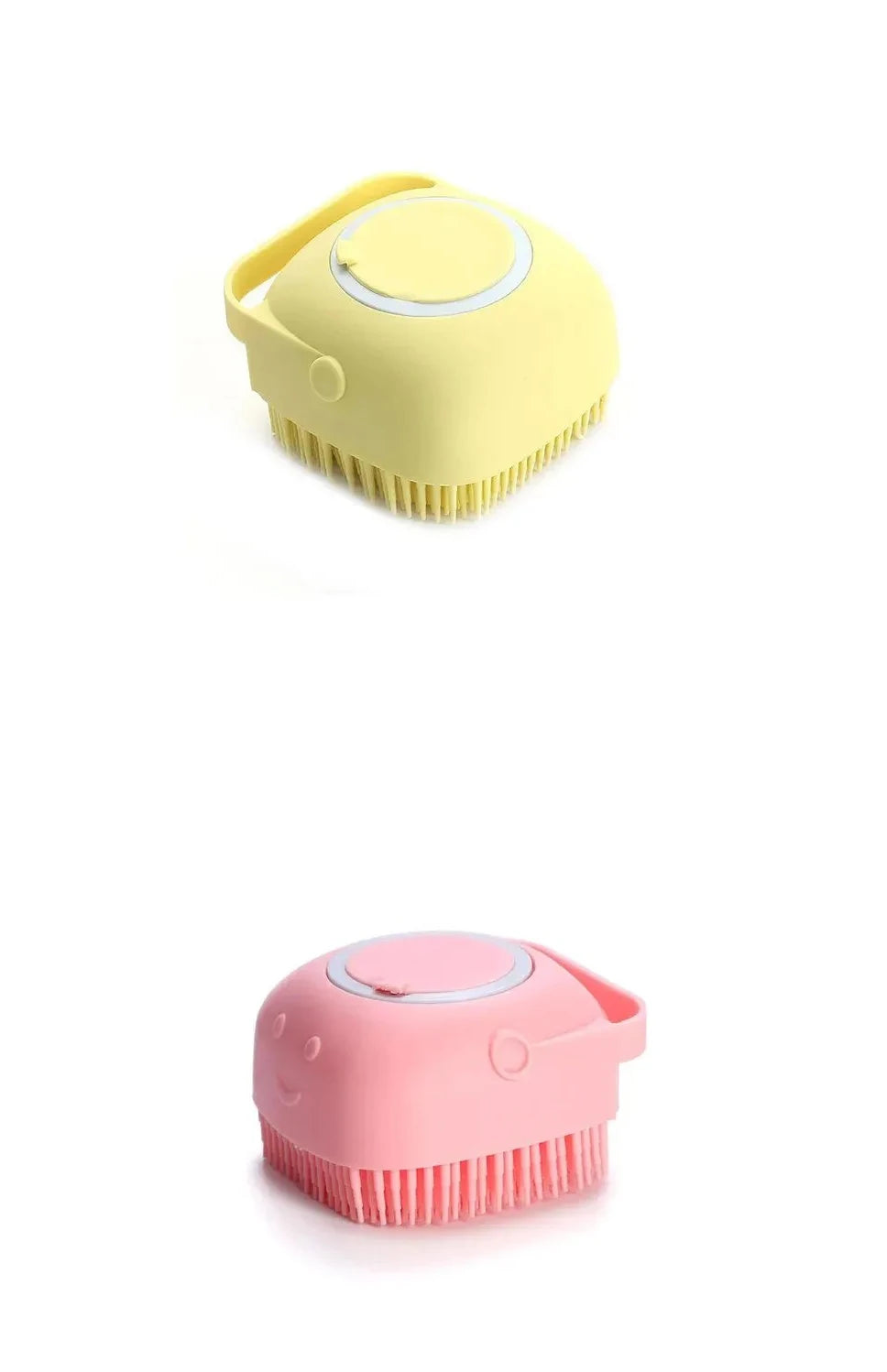 Pet Bathing Brush Soft Silicone Massager Shower Gel Bathing Brush Clean Tools Comb Gloves Dog Cat Grooming Supplies Accessories