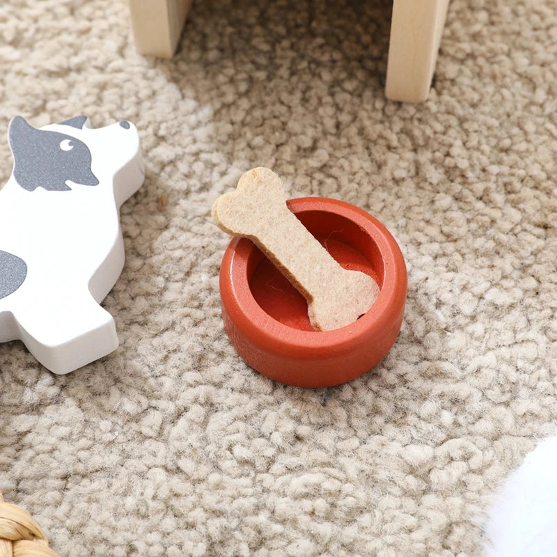 Toy House Accessories Pet Set Great Pet Play Set For Dollhouses Fun Games That Encourage Creativity And Imagination in Children