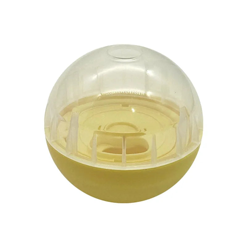 IQ Treat Ball Dog Treat Dispenser Toy Ball Interactive Dog Toy - 4" Dog Food Toy Stimulation, Slow Feeder